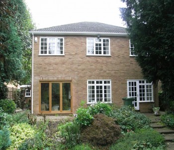 Existing rear view before extension